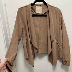 Tan Suede Women's Jacket